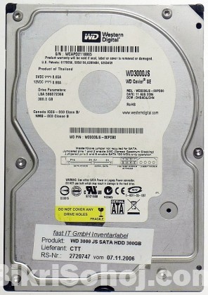Western Digital WD3000GLFS 300GB SATA Hard Drive